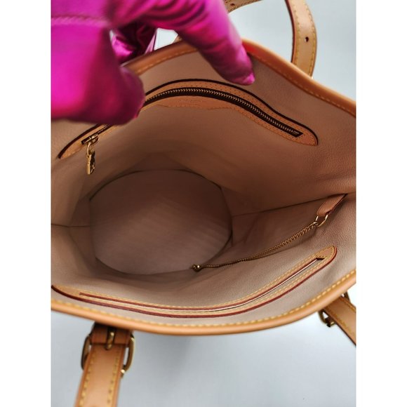 Louis Vuitton Bucket GM Tote, Browns Monogram + Dust Bag + Chain + COA - Picture 12 of 15